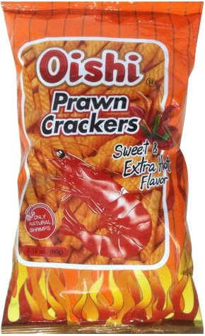 (image for) OISHI PRAWN CRACKERS SWEET & EXTRA HOT FLAVOR