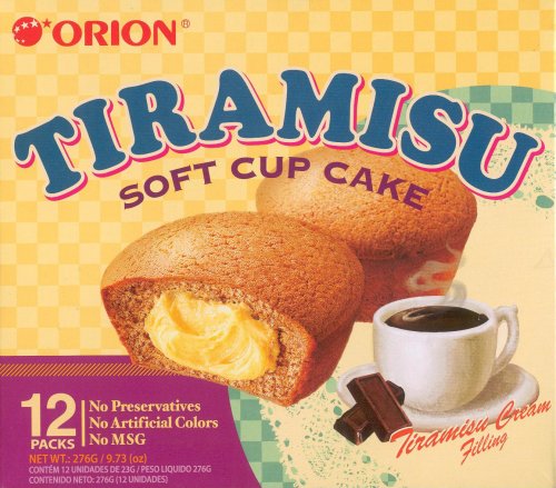 (image for) ORION TIRAMISU SOFT CUP CAKE WITH TIRAMISU CREAM FILLING