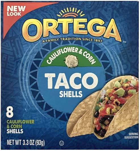 (image for) ORTEGA TACO SHELLS CAULIFLOWER & CORN