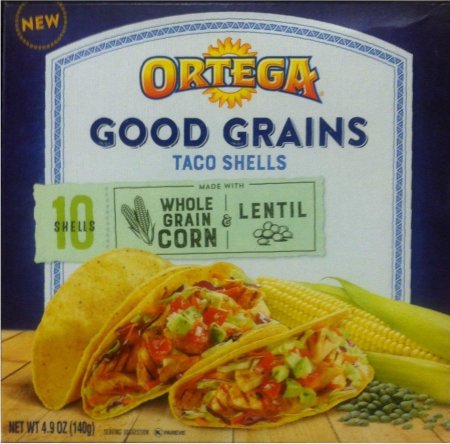 (image for) ORTEGA GOOD GRAINS TACO SHELLS WHOLE GRAIN CORN & LENTIL