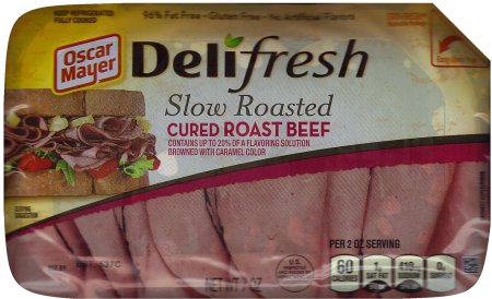 (image for) OSCAR MAYER DELI FRESH SLOW ROASTED CURED ROAST BEEF