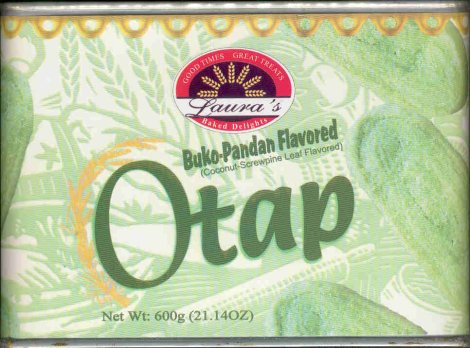 (image for) LAURA'S OTAP BUKO PANDAN FLAVORED BISCUITS