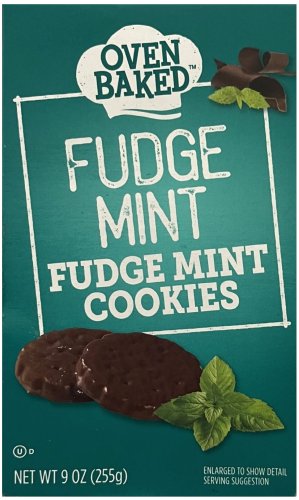 (image for) OVEN BAKED FUDGE MINT COOKIES