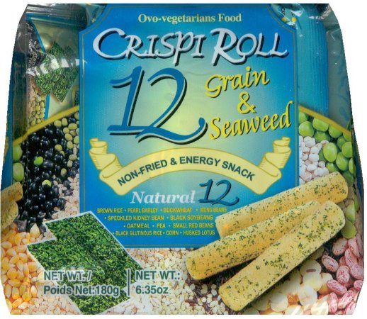 (image for) 12 GRAIN & SEAWEED CRISPI ROLL SNACK