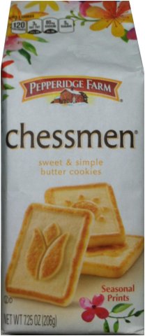 (image for) PEPPERIDGE FARM CHESSMEN SWEET & SIMPLE BUTTER COOKIES