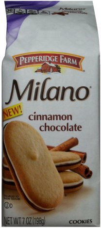 (image for) PEPPERIDGE FARM MILANO CINNAMON CHOCOLATE COOKIES