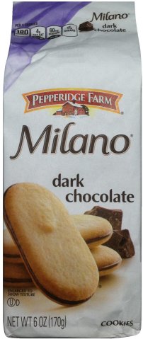 (image for) PEPPERIDGE FARM MILANO DARK CHOCOLATE COOKIES