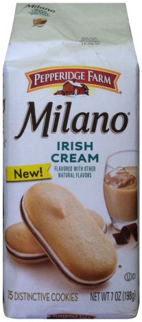 (image for) PEPPERIDGE FARM MILANO IRISH CREAM CHOCOLATE COOKIES