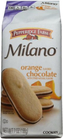 (image for) PEPPERIDGE FARM MILANO ORANGE CHOCOLATE COOKIES