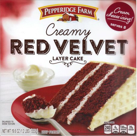 (image for) PEPPERIDGE FARM CREAMY RED VELVET LAYER CAKE