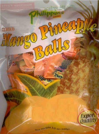 (image for) PHILIPPINE BRAND DRIED MANGO PINEAPPLE BALLS