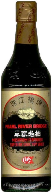 (image for) PEARL RIVER BRIDGE MUSHROOM FLAVORED SUPERIOR DARK SOY SAUCE