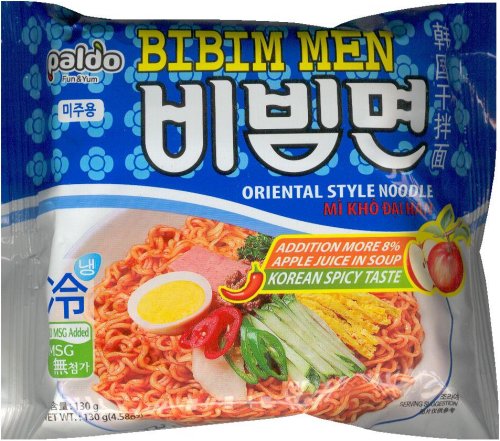 (image for) PALDO BIBIM MEN APPLE FLAVOR SPICY ORIENTAL STYLE NOODLES