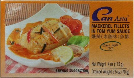 (image for) PANASIA MACKEREL FILLETS IN TOM YUM SAUCE