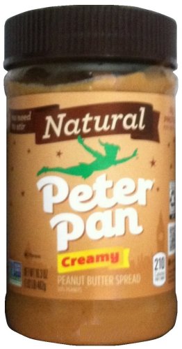 (image for) PETER PAN NATURAL CREAMY PEANUT BUTTER SPREAD