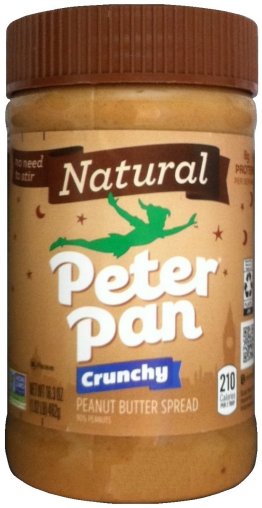 (image for) PETER PAN NATURAL CRUNCHY PEANUT BUTTER SPREAD