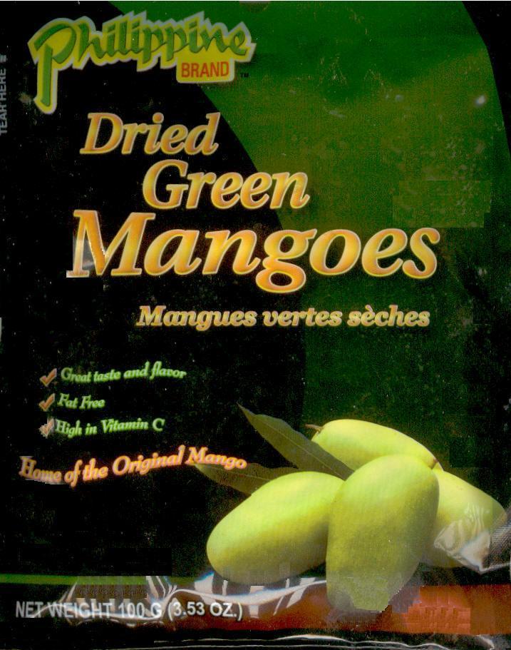 (image for) PHILIPPINE BRAND DRIED GREEN MANGOES