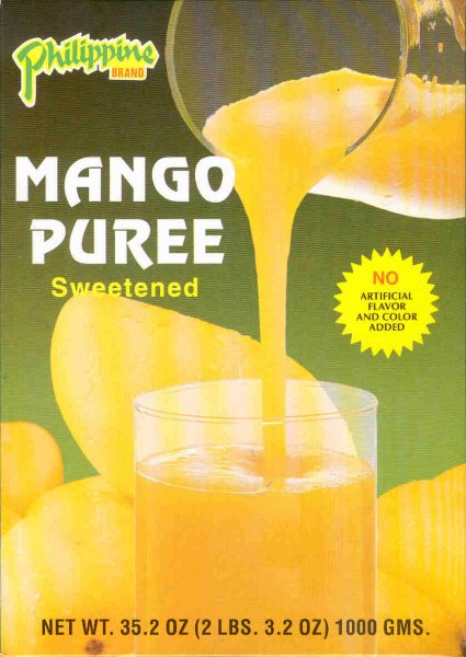 (image for) PHILIPPINE BRAND MANGO PUREE SWEETENED