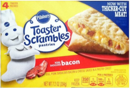 (image for) PILLSBURY TOASTER SCRAMBLES PASTRIES BACON