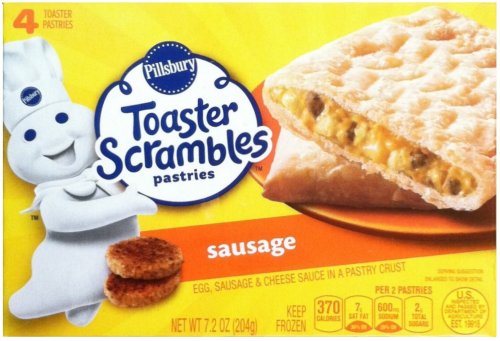 (image for) PILLSBURY TOASTER SCRAMBLES PASTRIES SAUSAGE