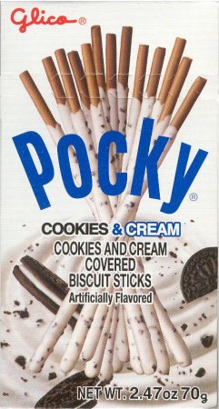 (image for) POCKY COOKIES & CREAM COVERED BISCUIT STICKS