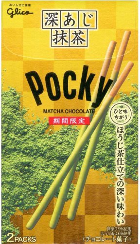 (image for) POCKY MATCHA CREAM COVERED BISCUIT STICKS