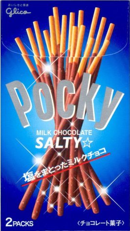 (image for) POCKY MILK CHOCOLATE SALTY COVERED BISCUIT STICKS