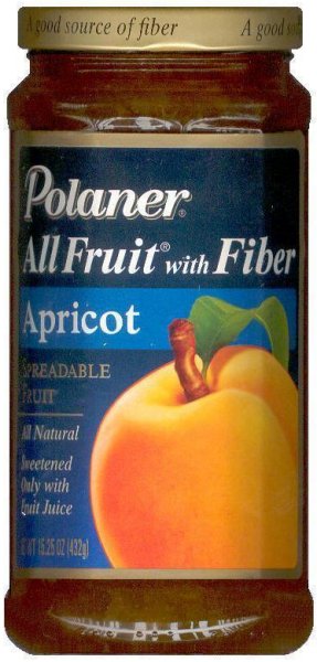 (image for) POLANER APRICOT FRUIT w/ FIBER PRESERVE