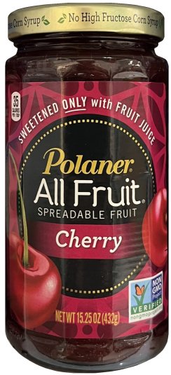 (image for) POLANER ALL FRUIT CHERRY SPREADABLE FRUIT