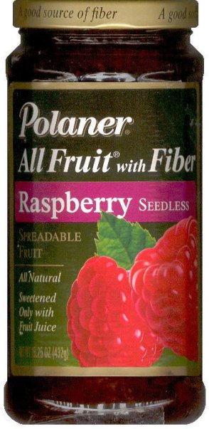 (image for) POLANER RASPBERRY FRUIT w/ FIBER PRESERVE