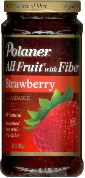 (image for) POLANER STRAWBERRY FRUIT w/ FIBER PRESERVE