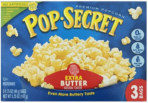 (image for) POP SECRET EXTRA BUTTER POPCORN