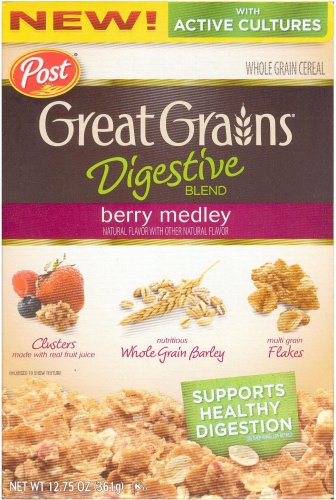 (image for) POST GREAT GRAINS DIGESTIVE BLEND BERRY MEDLEY