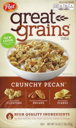 (image for) POST GREAT GRAINS CRUNCHY PECANS