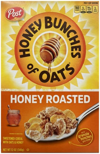 (image for) POST HONEY BUNCHES OF OATS HONEY ROASTED