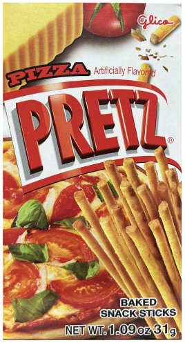 (image for) GLICO PRETZ PIZZA FLAVORED BAKED SNACK STICKS