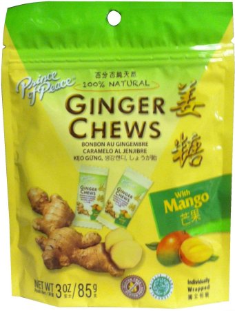 (image for) PRINCE OF PEACE GINGER CHEWS WITH MANGO FLAVOR