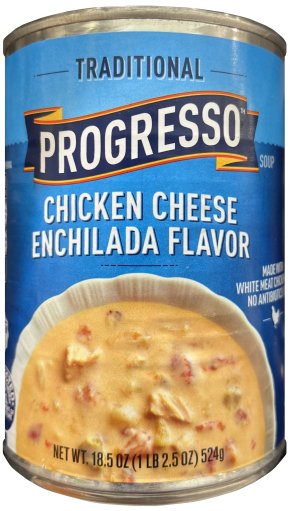 (image for) PROGRESSO TRADITIONAL CHICKEN CHEESE ENCHILADA FLAVOR