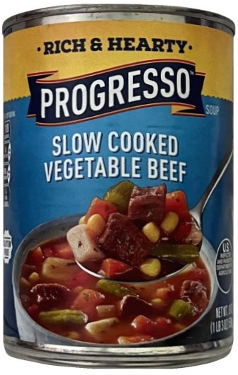 (image for) PROGRESSO RICH & HEARTY SLOW COOKED VEGETABLE BEEF