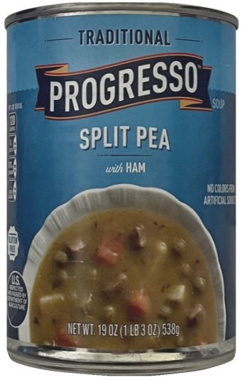 (image for) PROGRESSO TRADITIONAL SPLIT PEA WITH HAM SOUP