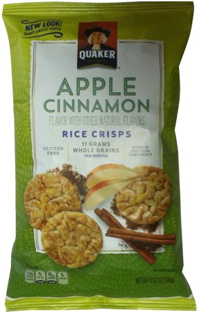 (image for) QUAKER APPLE CINNAMON RICE CRISPS