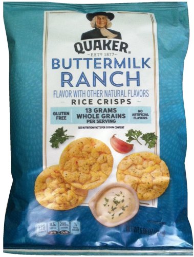 (image for) QUAKER BUTTERMILK RANCH RICE CRISPS