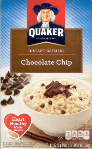 (image for) QUAKER INSTANT OATMEAL CHOCOLATE CHIP