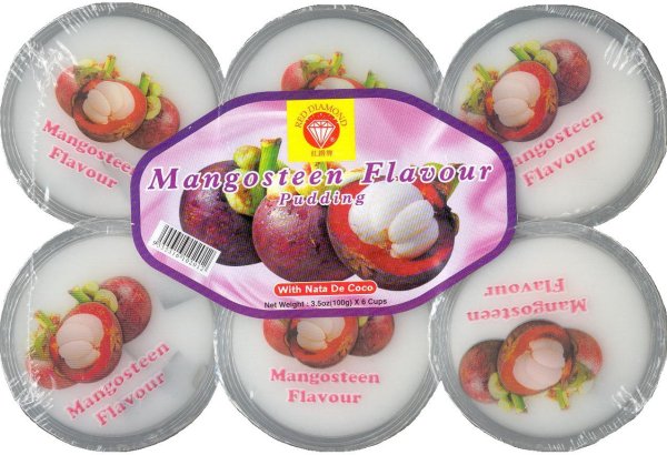 (image for) RED DIAMOND MANGOSTEEN FLAVOUR PUDDING WITH NATA DE COCO