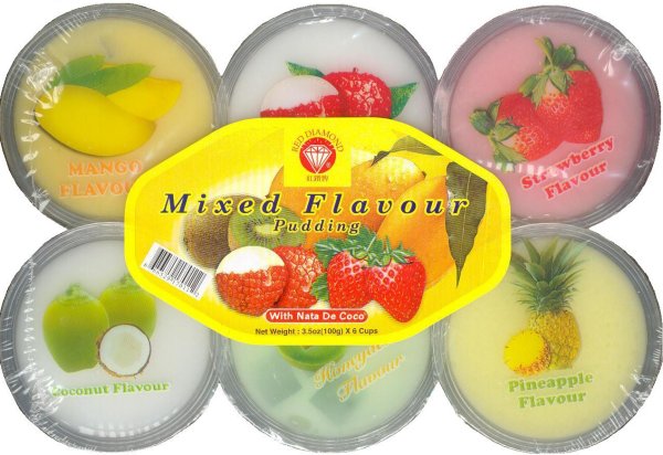 (image for) RED DIAMOND MIXED FLAVOUR PUDDING WITH NATA DE COCO