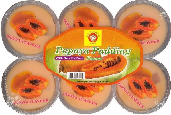 (image for) RED DIAMOND PAPAYA FLAVOUR PUDDING WITH NATA DE COCO