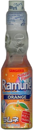 (image for) RAMUNE' ORANGE CARBONATED SOFT DRINK