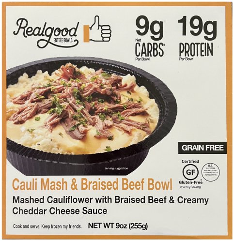 (image for) REALGOOD CAULI & BRAISED BEEF BOWL