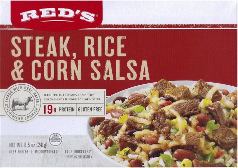 (image for) RED'S STEAK, RICE & CORN SALSA