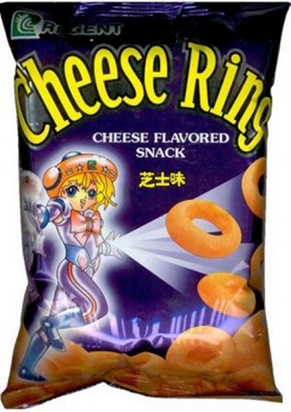 (image for) REGENT CHEESE RINGS FLAVORED SNACK